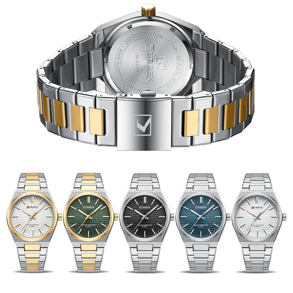 Men's Aether Brushed Stainless Steel Watch