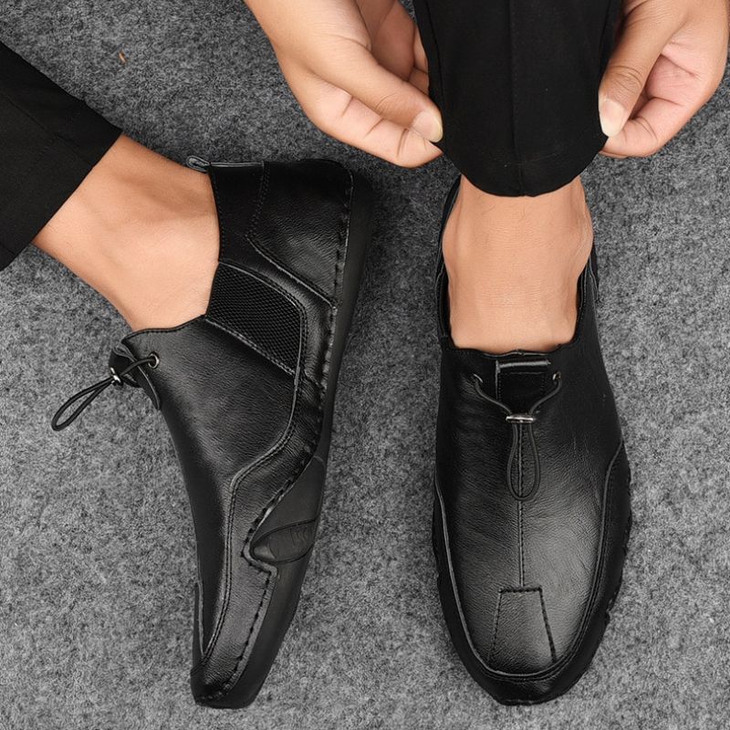 Alonso - Stylish Leather Sneakers with Adaptfit Technology