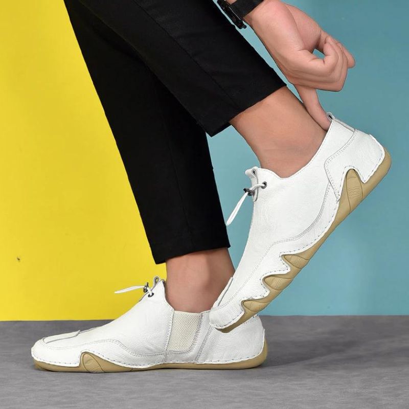 Alonso - Stylish Leather Sneakers with Adaptfit Technology