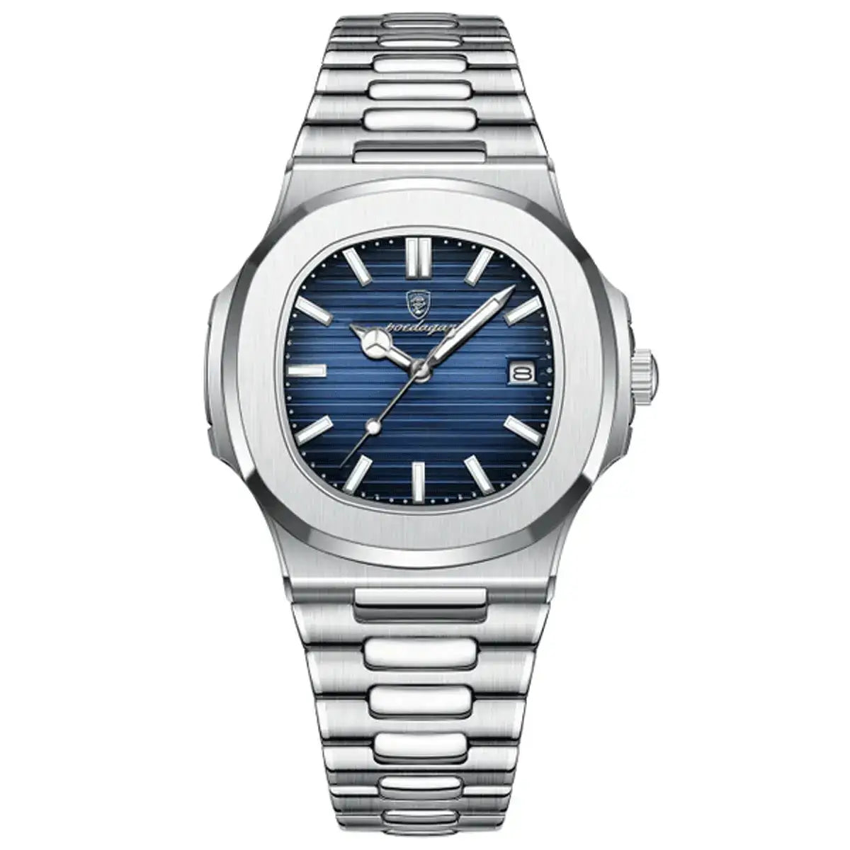 Men's Luxe Nautilus™ Watch with Complimentary Bracelet Kit – Incredible Deal!