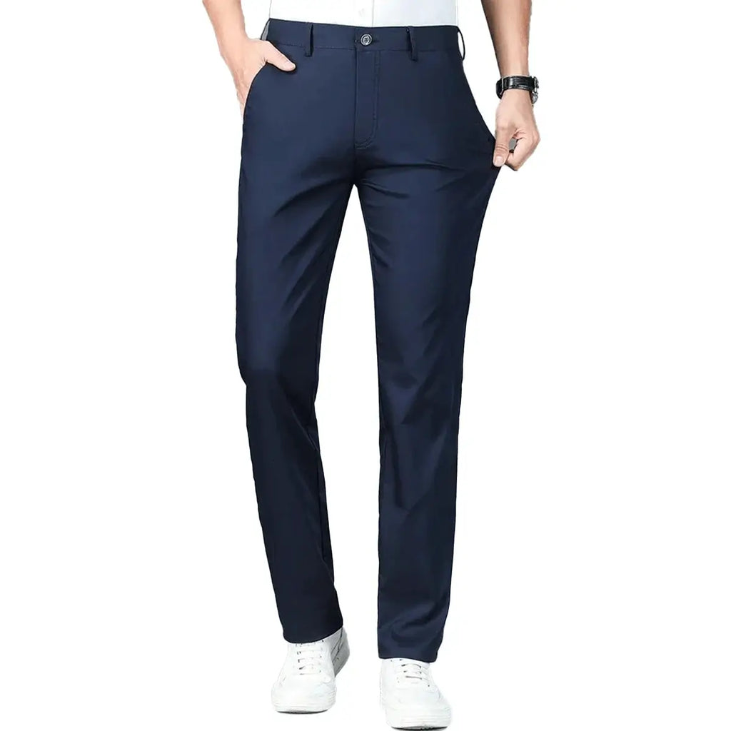 Luffy® Flexible Social Trousers with Complimentary Leather Belt