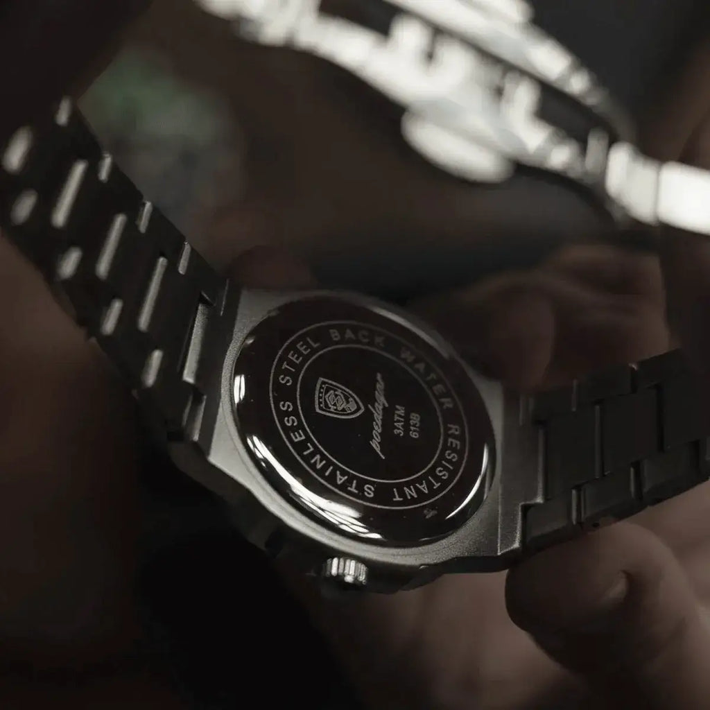 Men's Luxe Nautilus™ Watch with Complimentary Bracelet Kit – Incredible Deal!