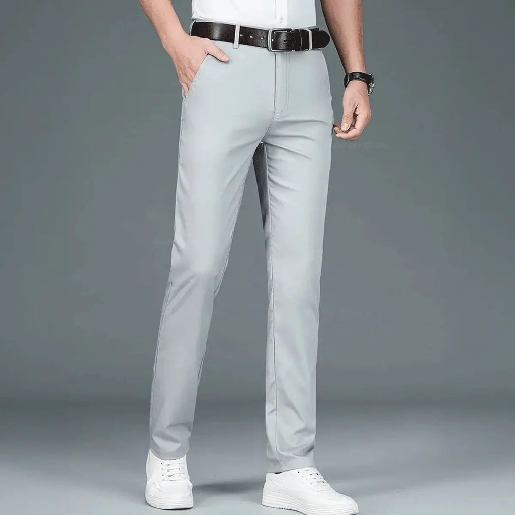 Luffy® Flexible Social Trousers with Complimentary Leather Belt